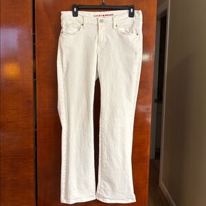 Lucky Brand Sweet Mid Rise Bootcut Jeans White Size 4/27 Ankle